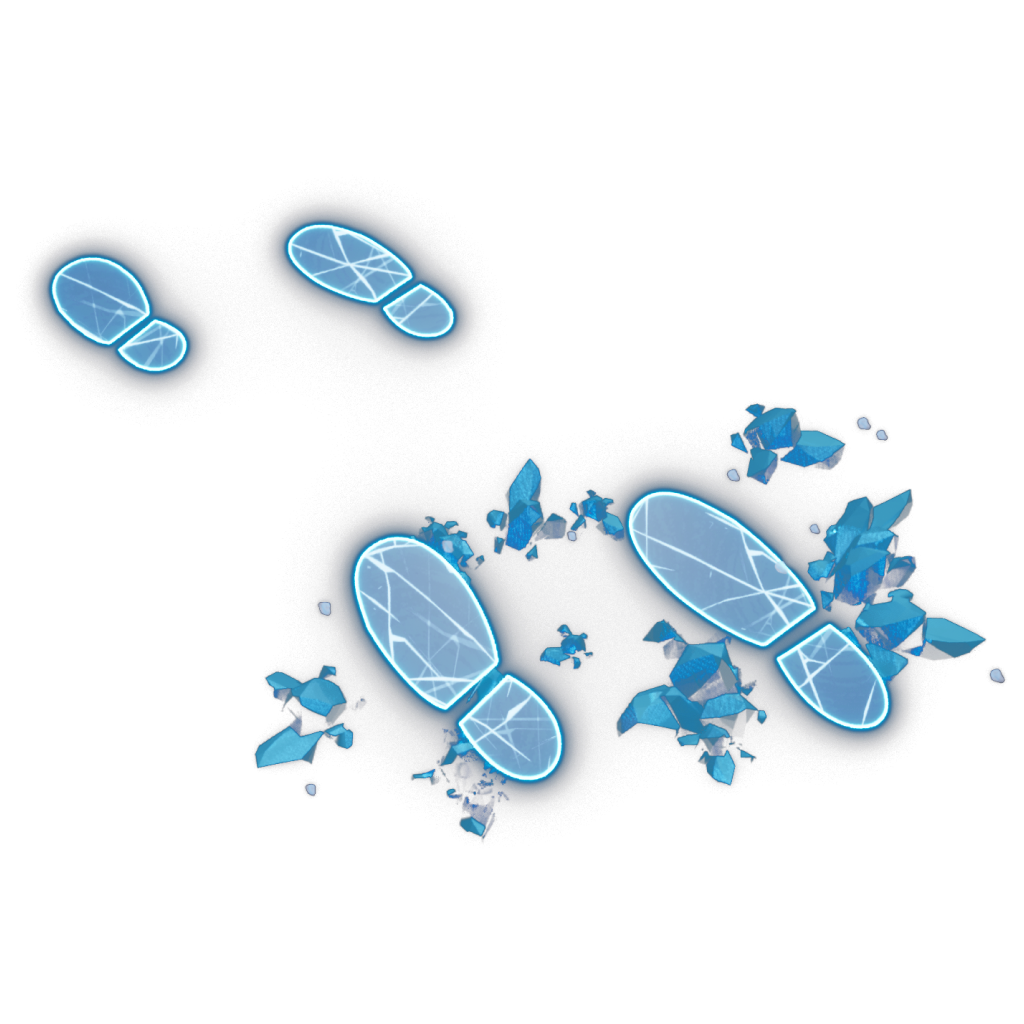 Cold Footstep Decal
