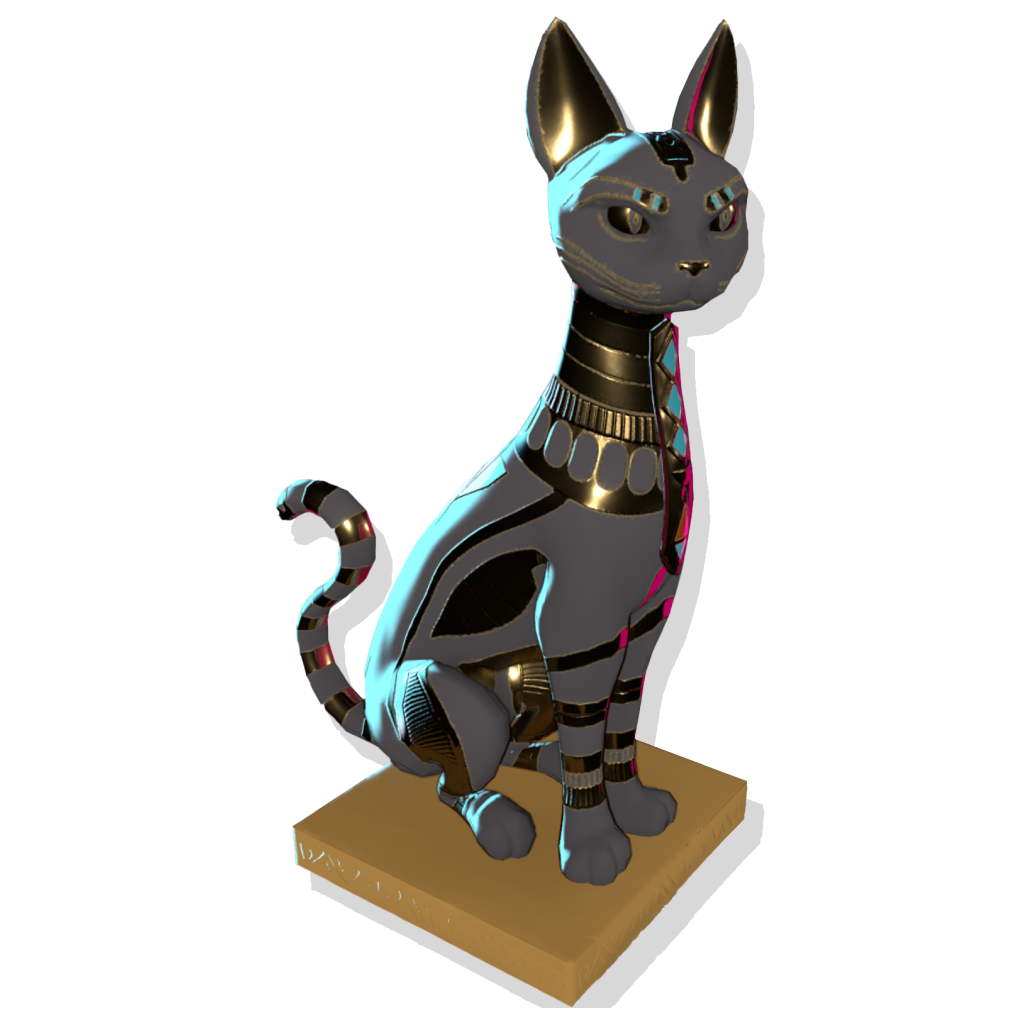Egyptian Cat Statue