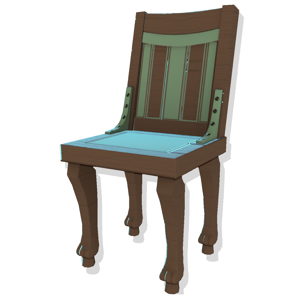 Egyptian Patterned Chair