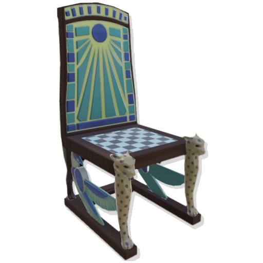 Egyptian Fancy Chess Chair
