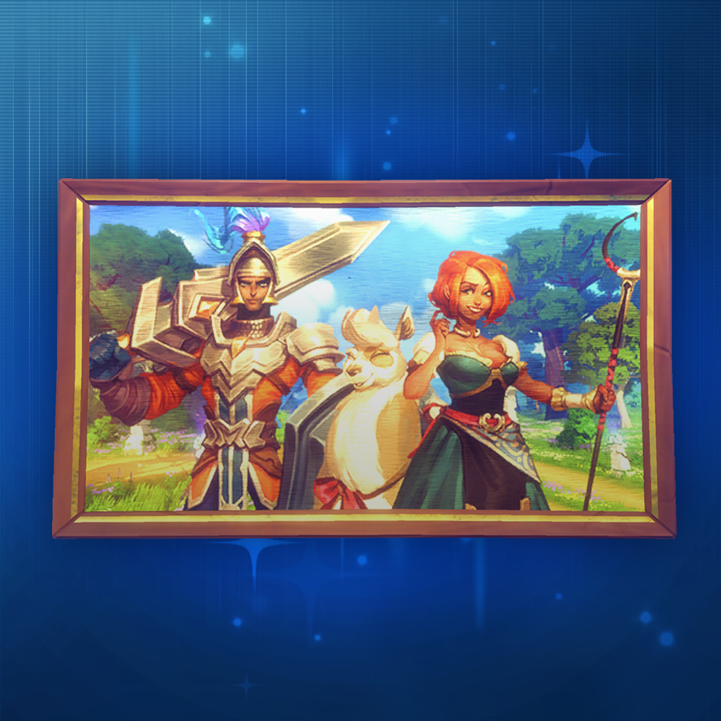Big "The Three Best Friends" Painting