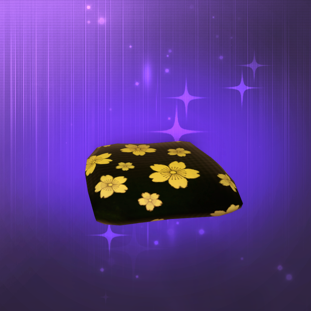 Black Floor Pillow