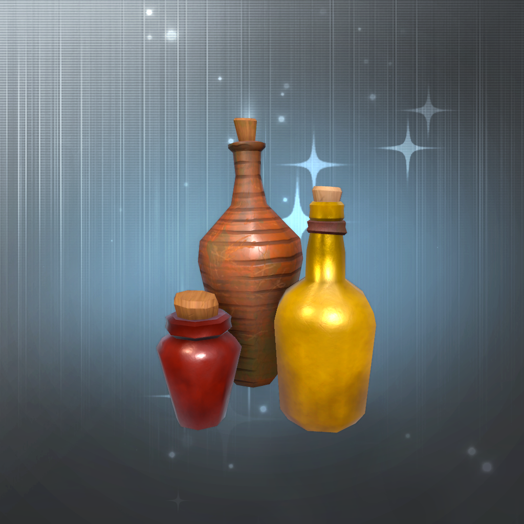 Set of Bottles
