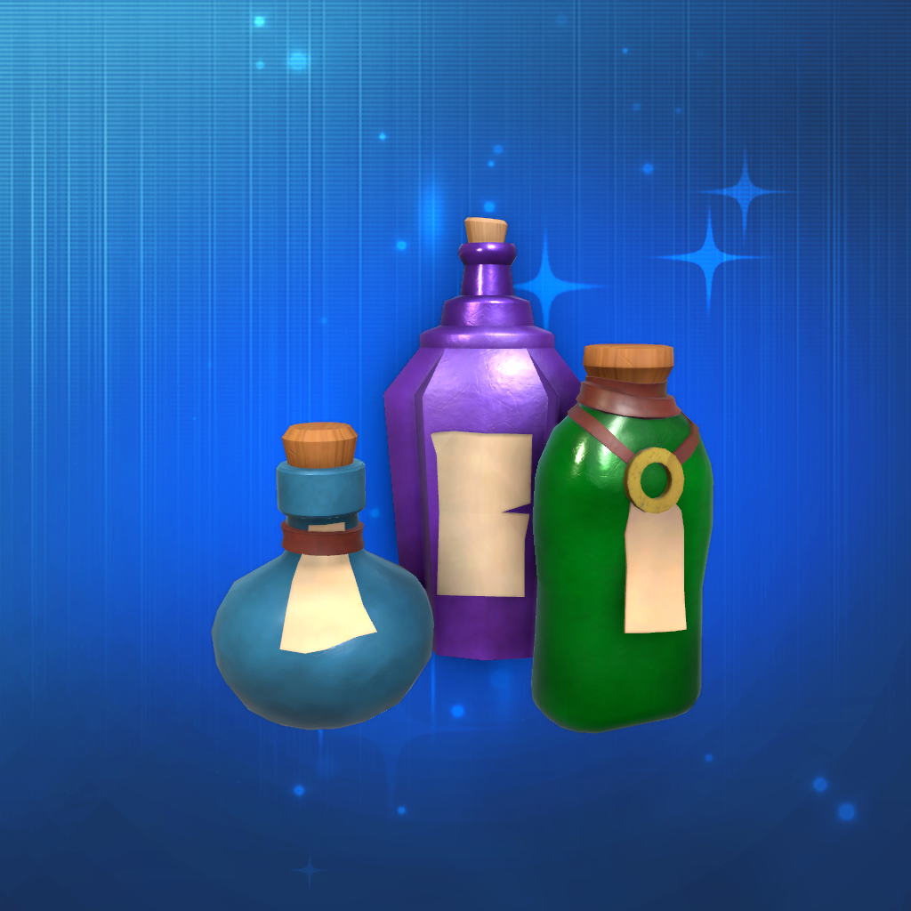Big Set of Bottles
