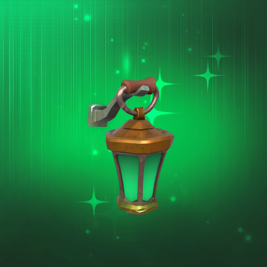 Wall Green Lamp