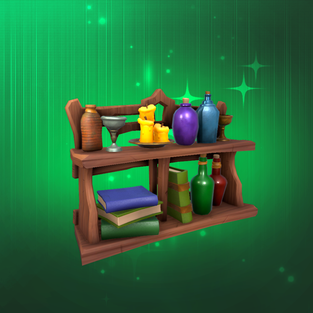 Dark Wood Big Shelf
