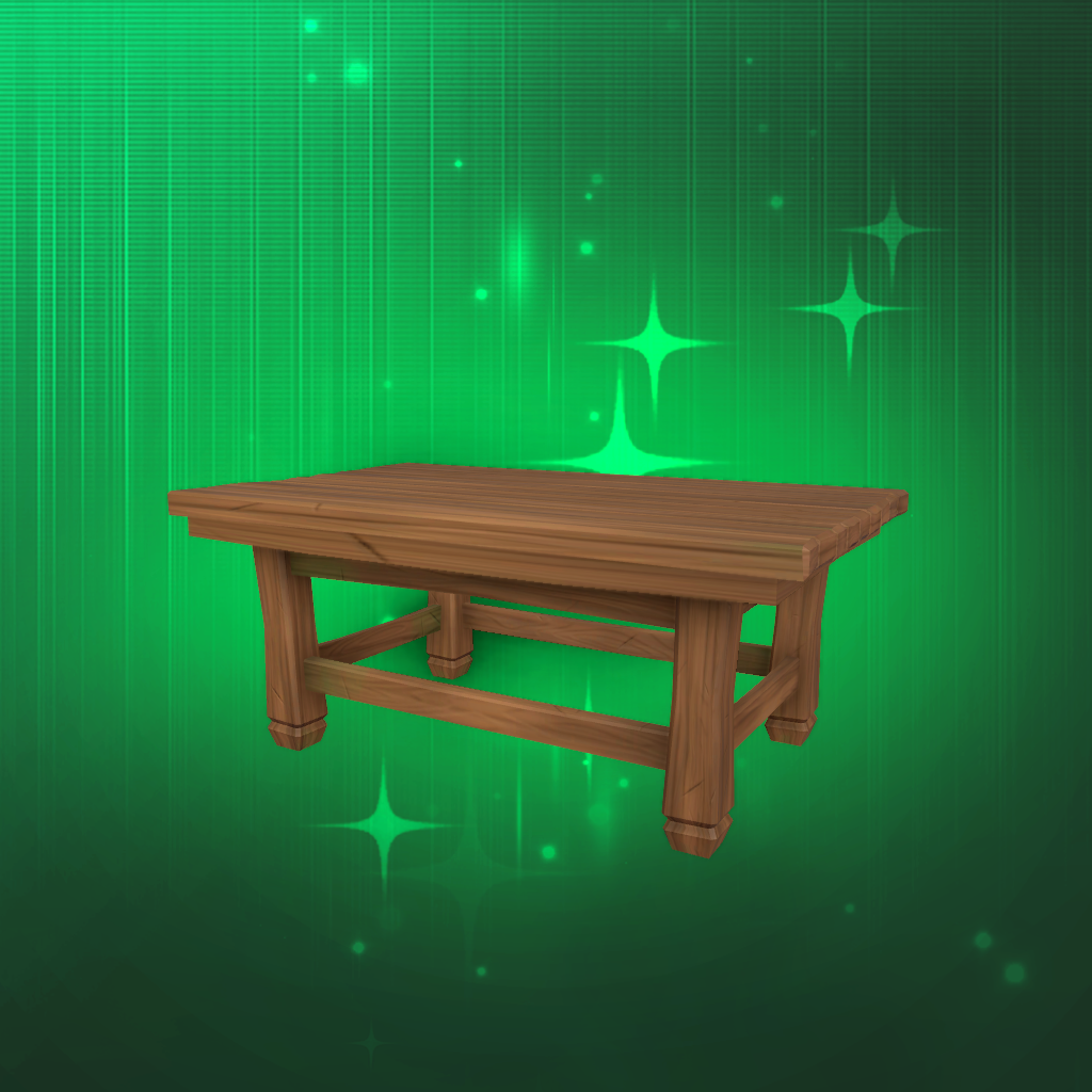 Dark Wood Long Table
