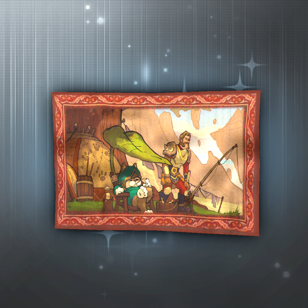 Small "Leisure Afternoon" Tapestry