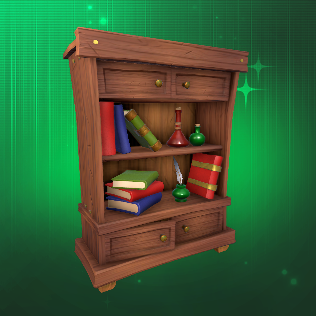 Dark Wood Big Bookshelf