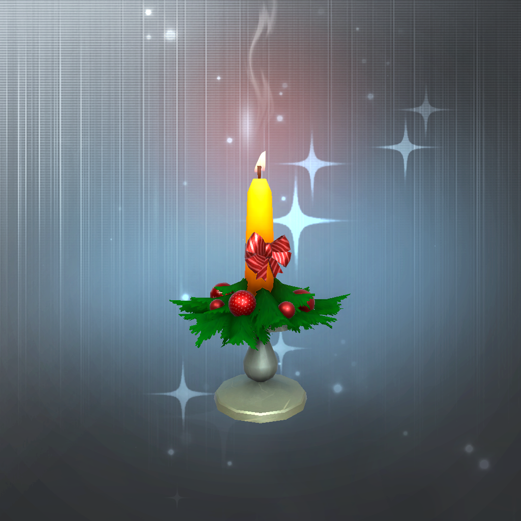 Small Winter Festival Candle