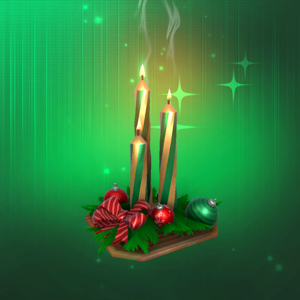 Medium Winter Festival Candle