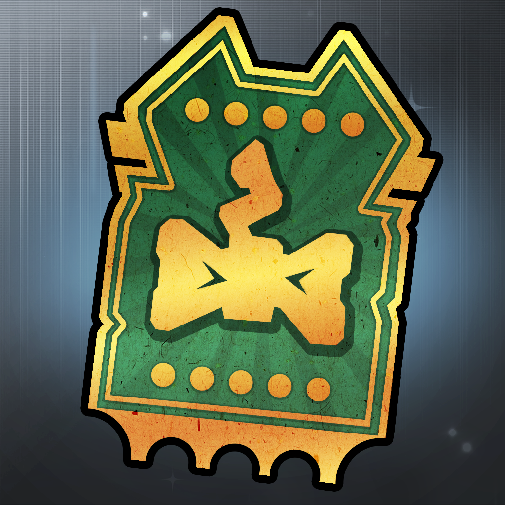 Green "Bow" Ticket