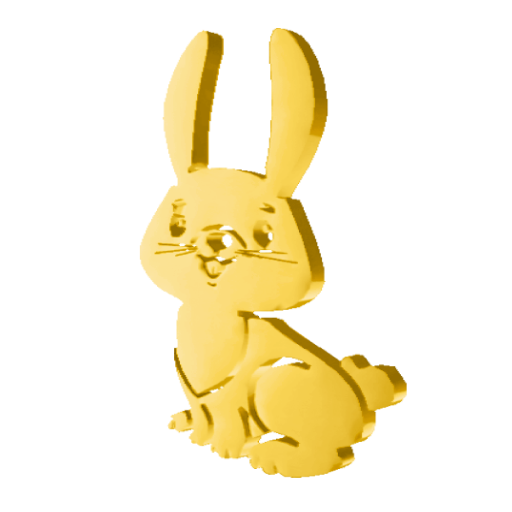 Easter 2025 Gold Bunny