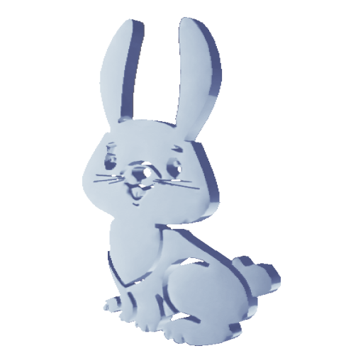 Easter 2025 Silver Bunny