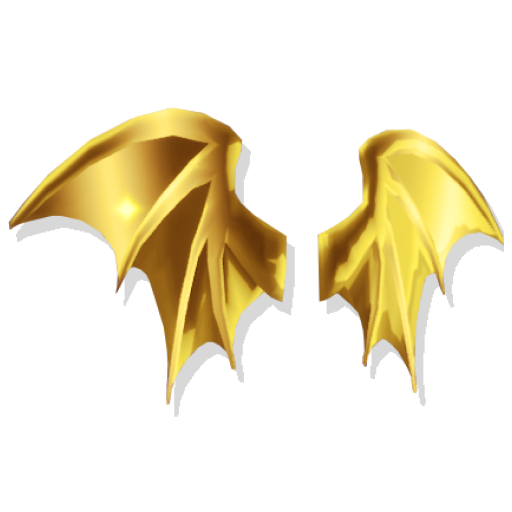 Gold Bat Wings