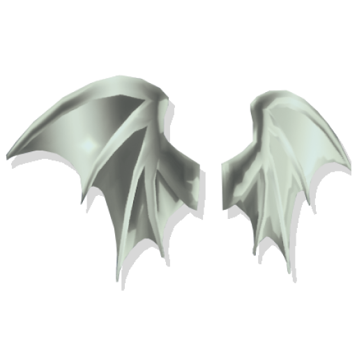 Silver Bat Wings